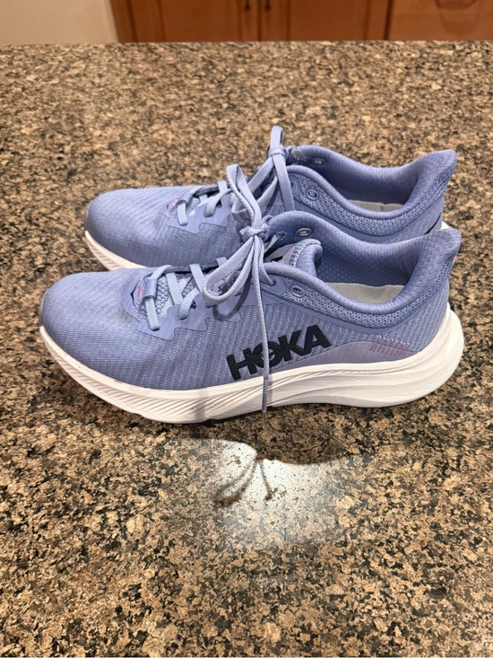 Hoka Shoes - Hoka Women's Solimar Lavender White Athletic Running Shoes Sneakers